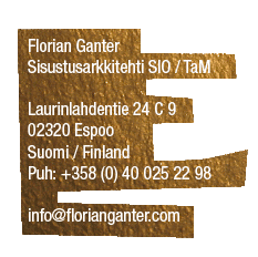 Florian Ganter - Sisustusarkkitehti SIO / TaM / Designer
